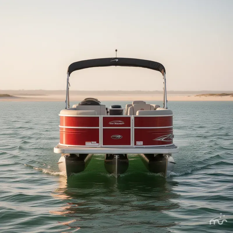 Slide: The Image of Sun Tracker Party Barge 22 DLX 2026 - 1