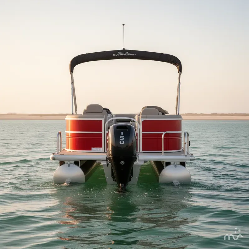 Slide: The Image of Sun Tracker Party Barge 22 DLX 2026 - 3