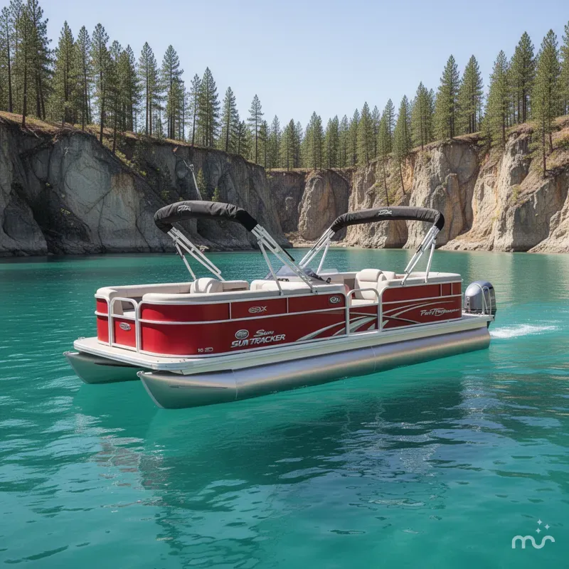 The Image of Sun Tracker Party Barge 18 DLX 2026 - 0