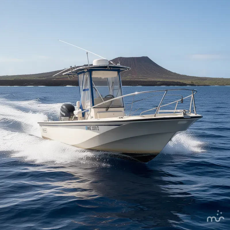 Slide: The Image of Boston Whaler Outrage 20 1981 - 1