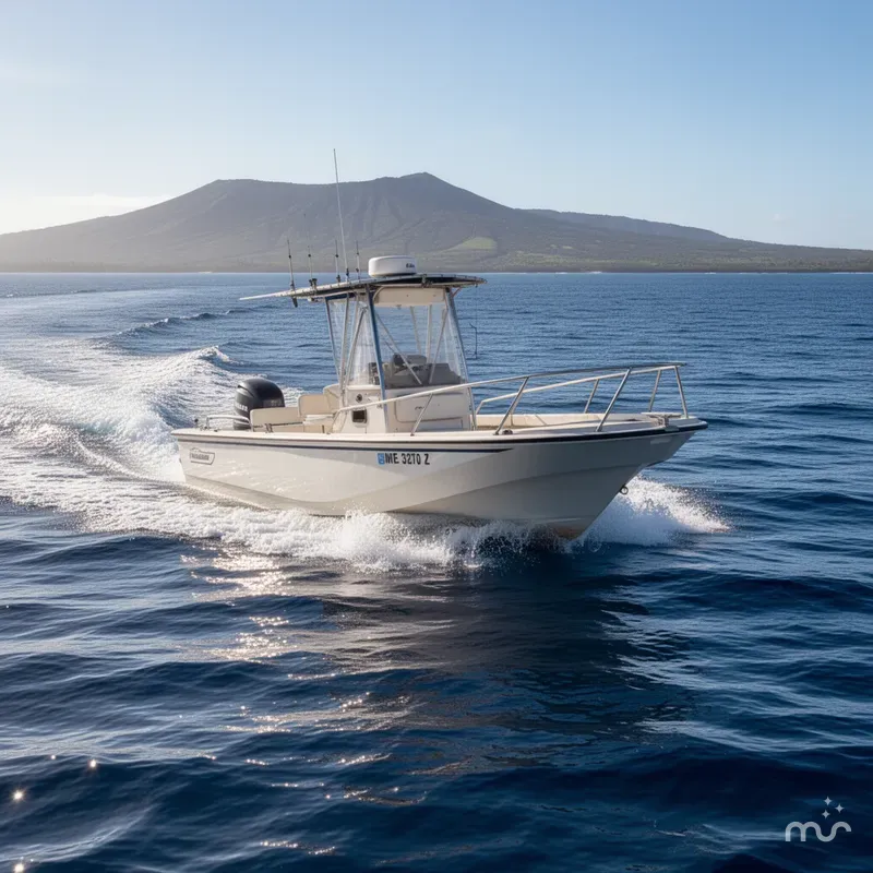 Slide: The Image of Boston Whaler Outrage 20 1981 - 2