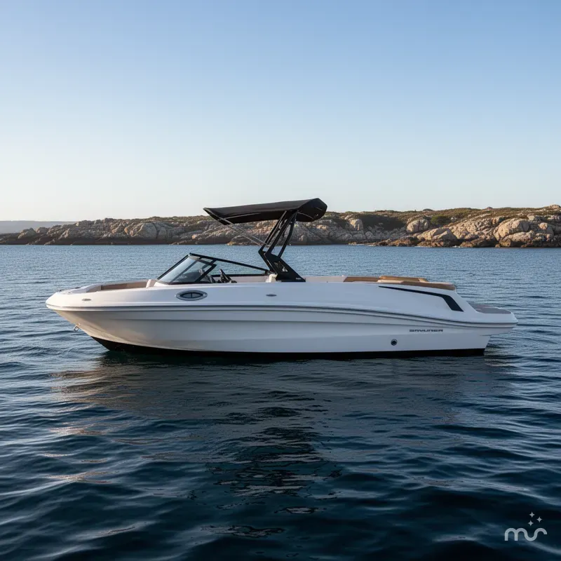 Slide: The Image of Bayliner VR6 Bowrider OB 2021 - 2