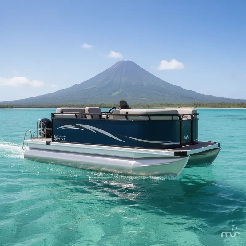 The Image of Angler Qwest Pontoons 7515 LEISURE CRUISE 2026 - 0