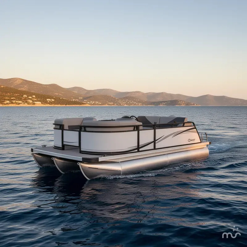 The Image of Angler Qwest Pontoons 7515 LEISURE CRUISE 2026 - 0