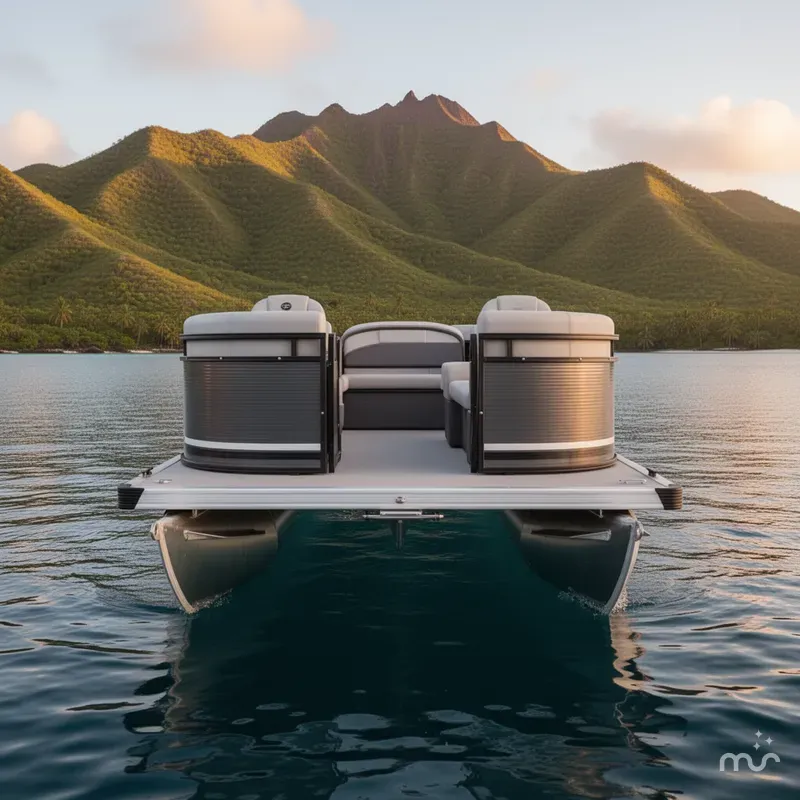 Slide: The Image of Angler Qwest Pontoons 7515 Leisure Qwest 2026 - 1