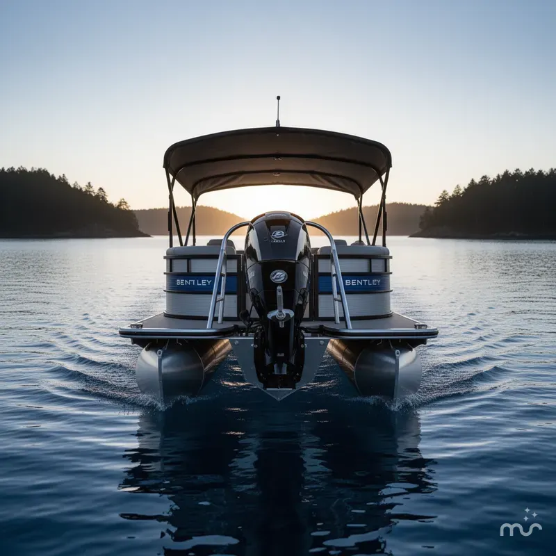 Slide: The Image of Bentley Pontoons BENTLEY BOLT With 150Hp Mercury Four-Stroke Motor 2026 - 1