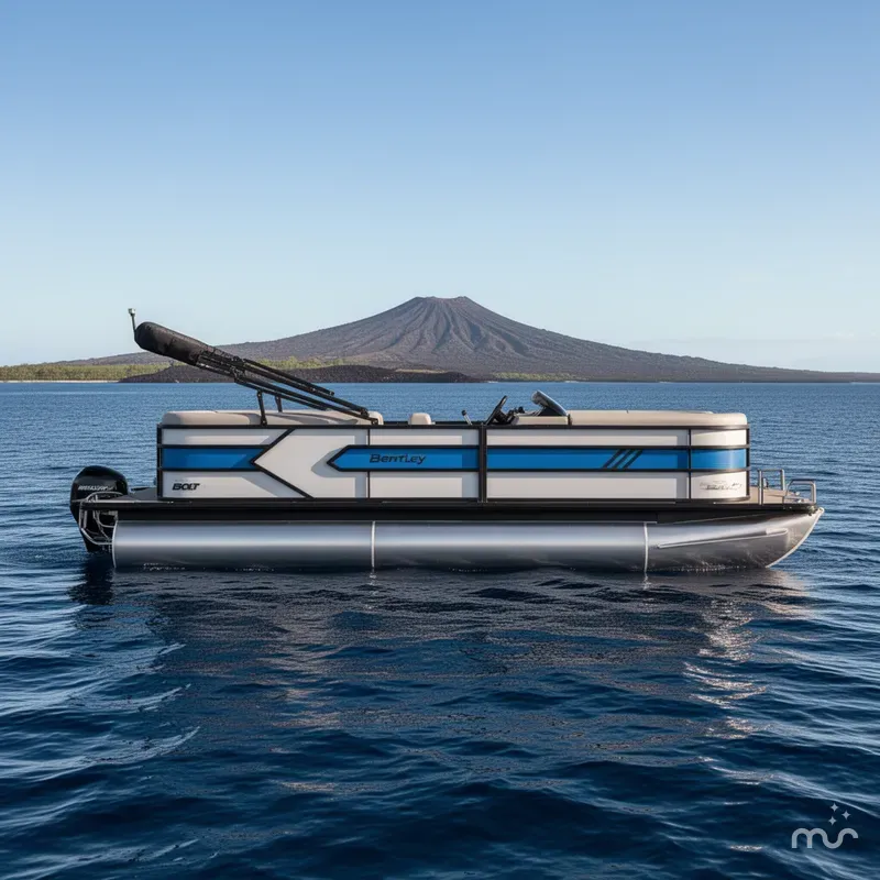 Slide: The Image of Bentley Pontoons BENTLEY BOLT With 150Hp Mercury Four-Str 2026 - 2