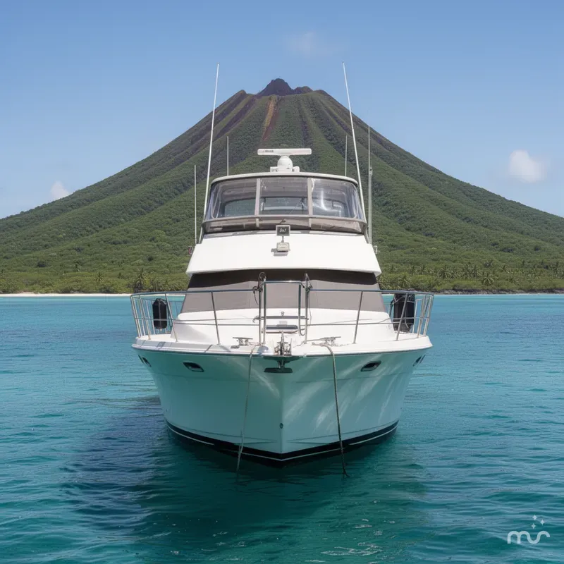 Slide: The Image of Bayliner 4387 Motoryacht 1990 - 1