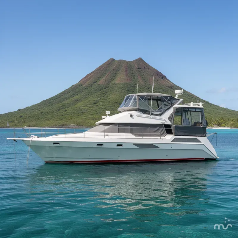 Slide: The Image of Bayliner 4387 Motoryacht 1990 - 2