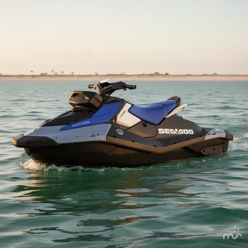 Slide: The Image of Sea-Doo Spark for 2 90 hp Convenience package with iBR and Audio in option 2026 - 2
