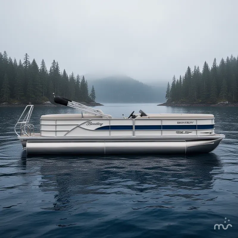 Slide: The Image of Bentley Pontoons LEGACY 223 DL NAVIGATOR With 200hp XL Four-Stroke 2026 - 2