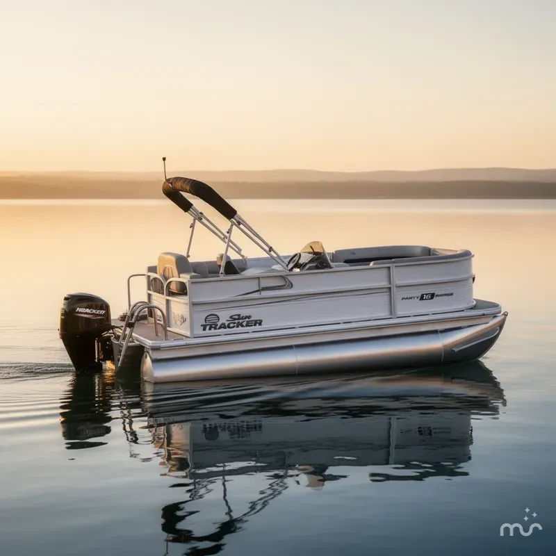 The Image of Sun Tracker Party Barge 16 DLX 2026 - 0