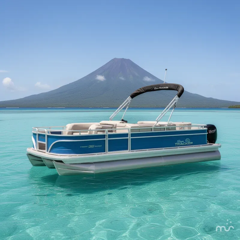 Slide: The Image of Sun Tracker Fishin' Barge 20 DLX 2026 - 2