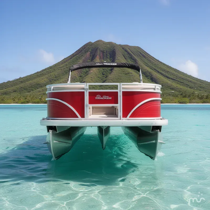 Slide: The Image of Sun Tracker Fishin' Barge 22 DLX 2026 - 1
