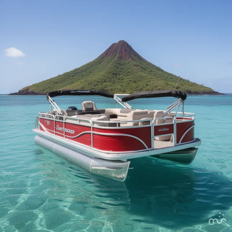 Slide: The Image of Sun Tracker Fishin' Barge 22 DLX 2026 - 3