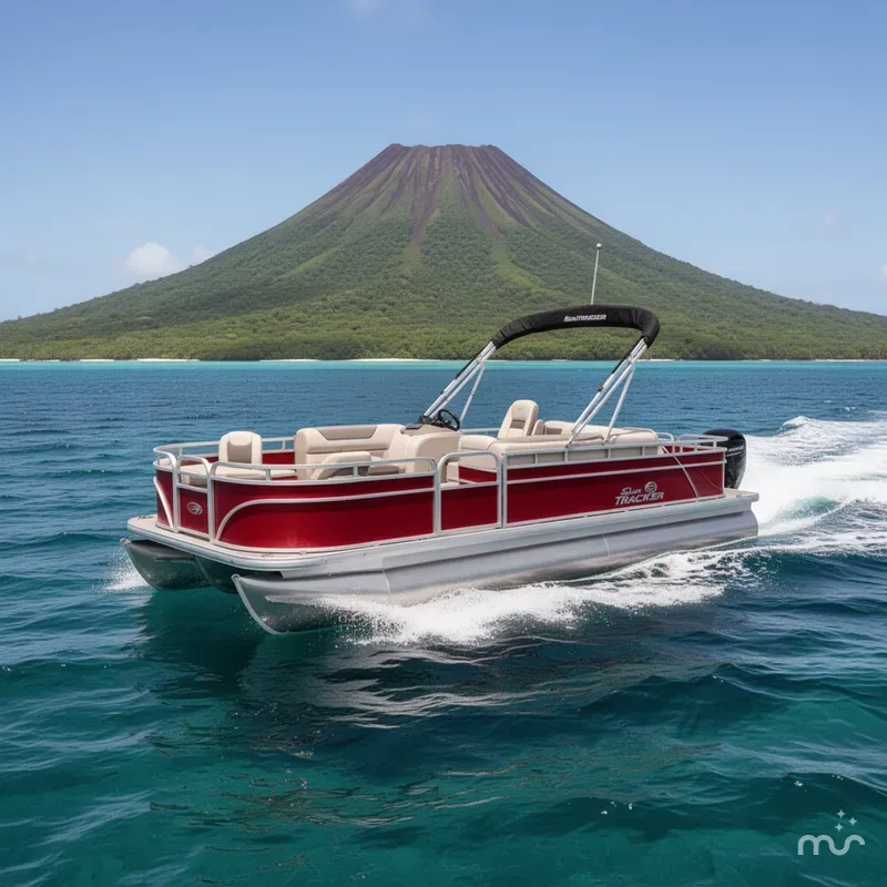 Slide: The Image of Sun Tracker Fishin' Barge 22 DLX 2026 - 4