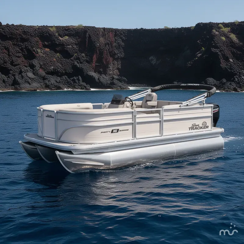 The Image of Sun Tracker Party Barge 16 DLX 2026 - 0