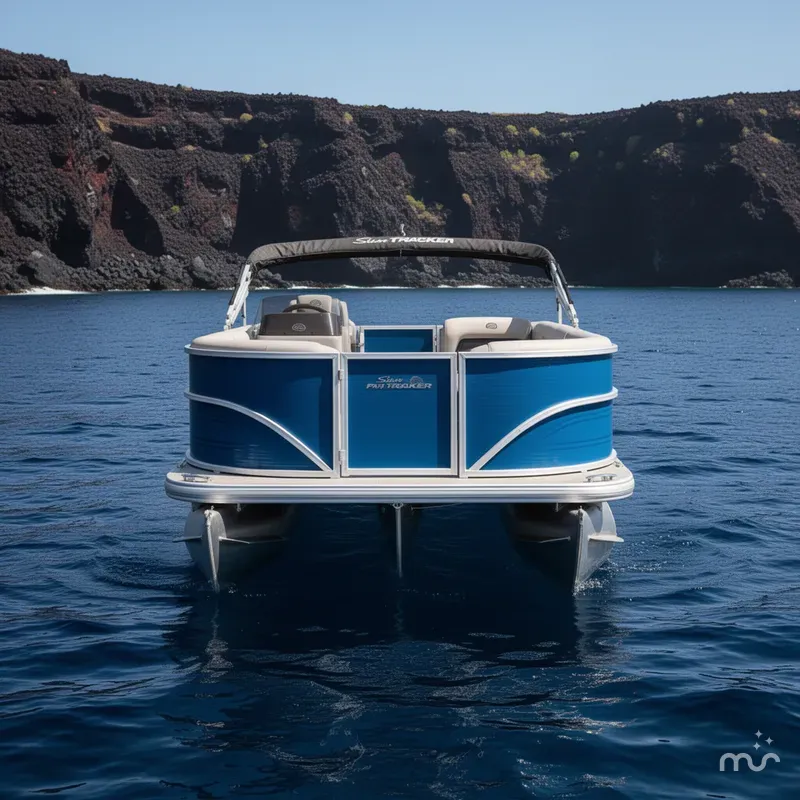 Slide: The Image of Sun Tracker Party Barge 16 DLX 2026 - 3