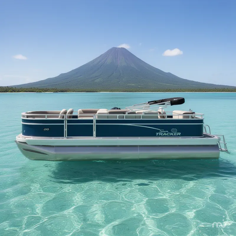 Slide: The Image of Sun Tracker Fishin' Barge 20 DLX 2026 - 2