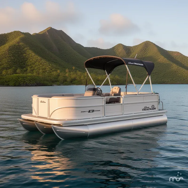 The Image of Sun Tracker Party Barge 16 DLX 2026 - 0