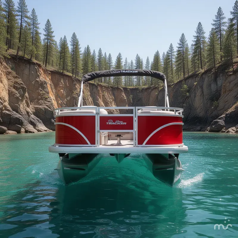 Slide: The Image of Sun Tracker Fishin' Barge 22 DLX 2026 - 1