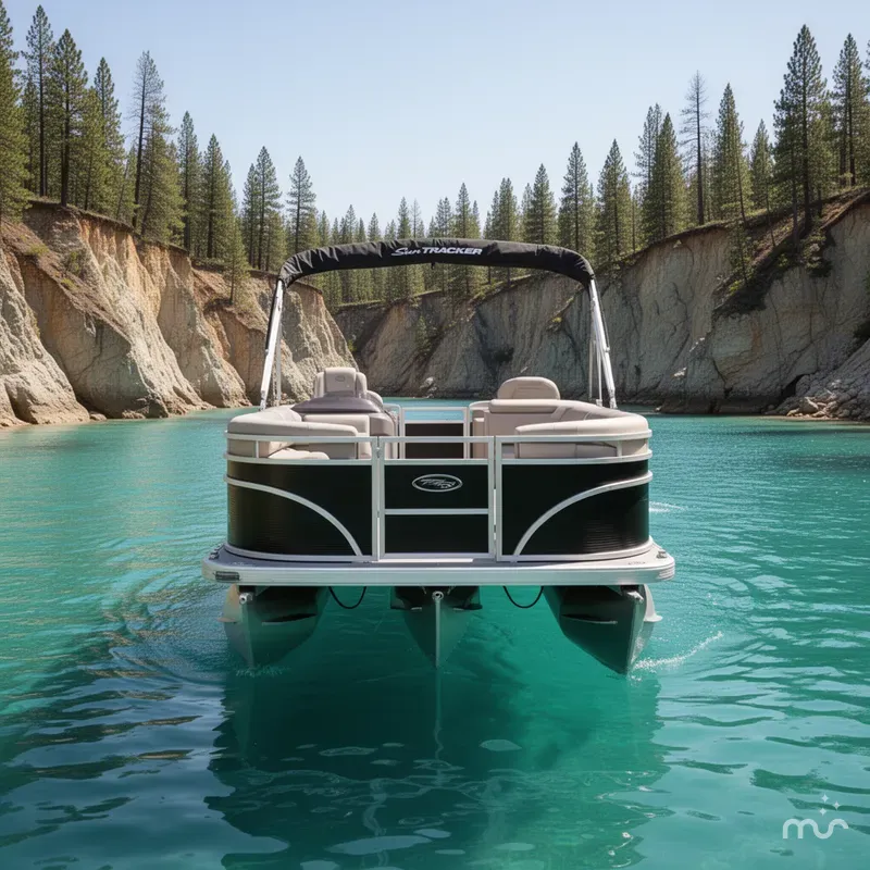 Slide: The Image of Sun Tracker Fishin' Barge 22 DLX 2026 - 3