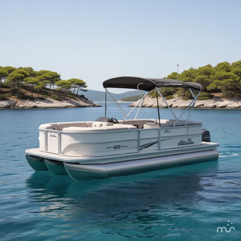 The Image of Sun Tracker Party Barge 20 DLX 2026 - 0