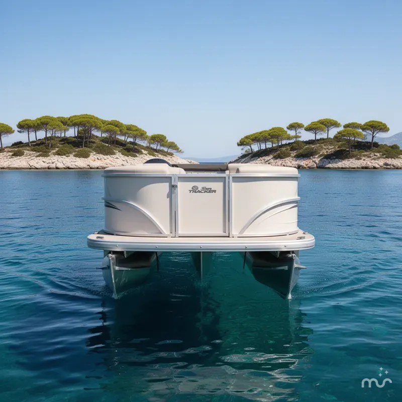 Slide: The Image of Sun Tracker Party Barge 20 DLX 2026 - 1