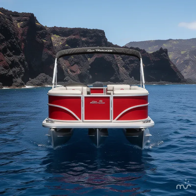 Slide: The Image of Sun Tracker Party Barge 20 DLX 2026 - 3