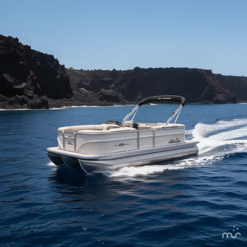 Slide: The Image of Sun Tracker Party Barge 20 DLX 2026 - 4