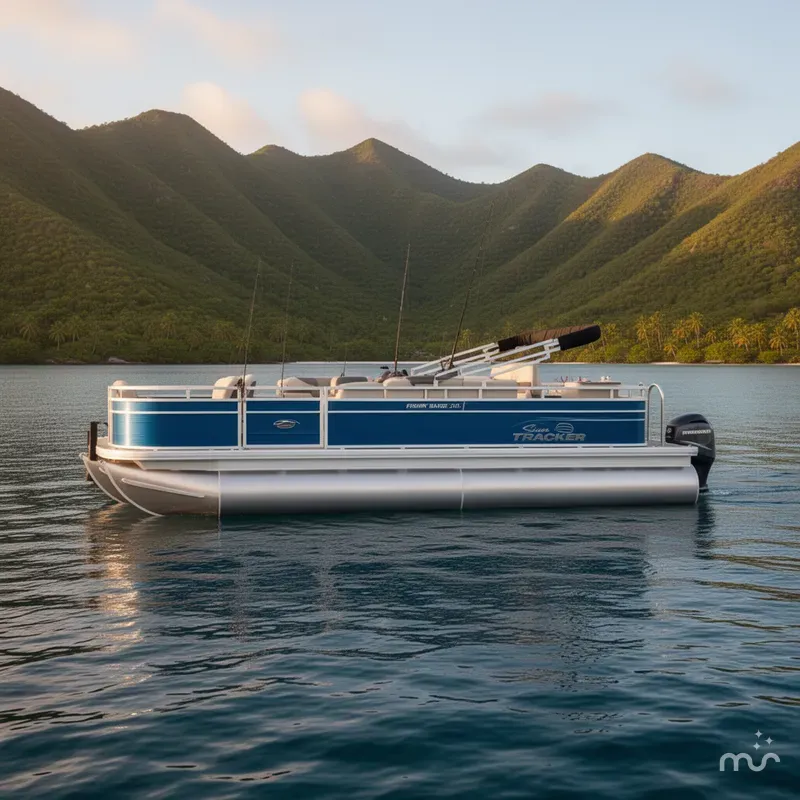 Slide: The Image of Sun Tracker Fishin' Barge 20 DLX 2026 - 2