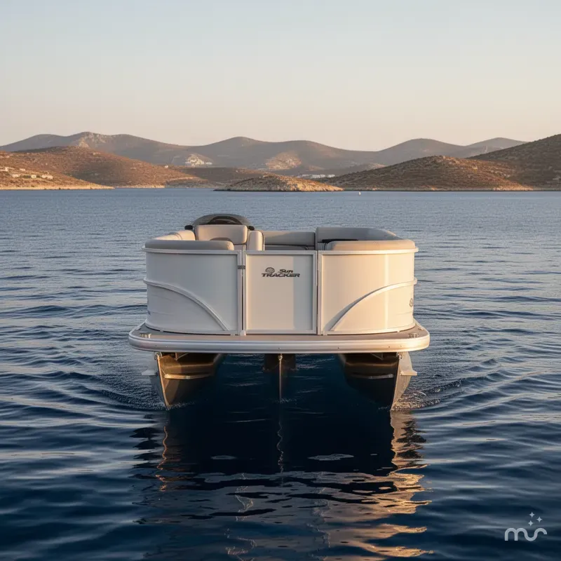 Slide: The Image of Sun Tracker Party Barge 20 DLX 2026 - 1