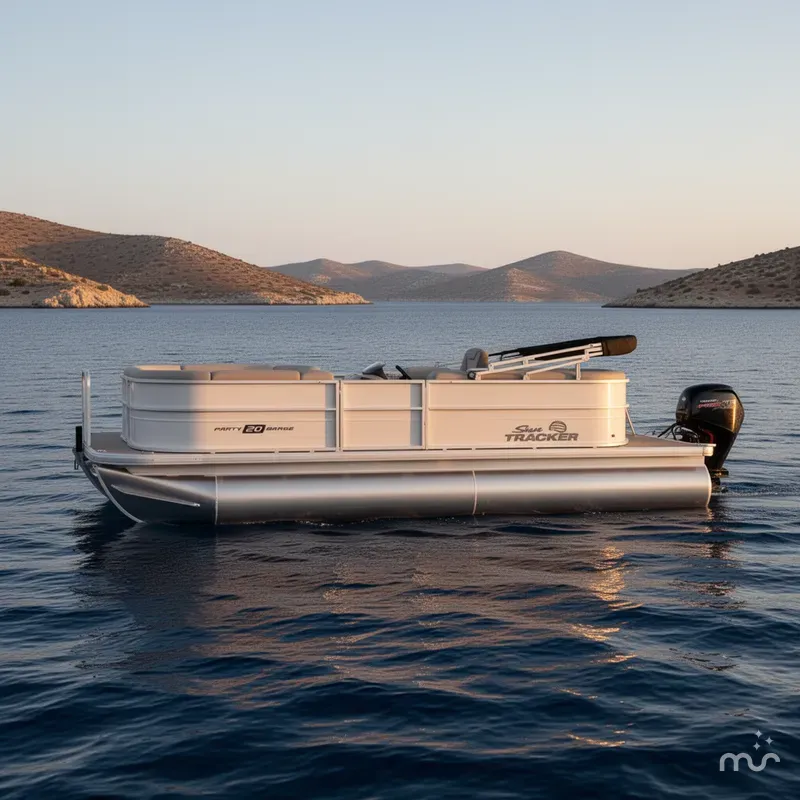 Slide: The Image of Sun Tracker Party Barge 20 DLX 2026 - 2