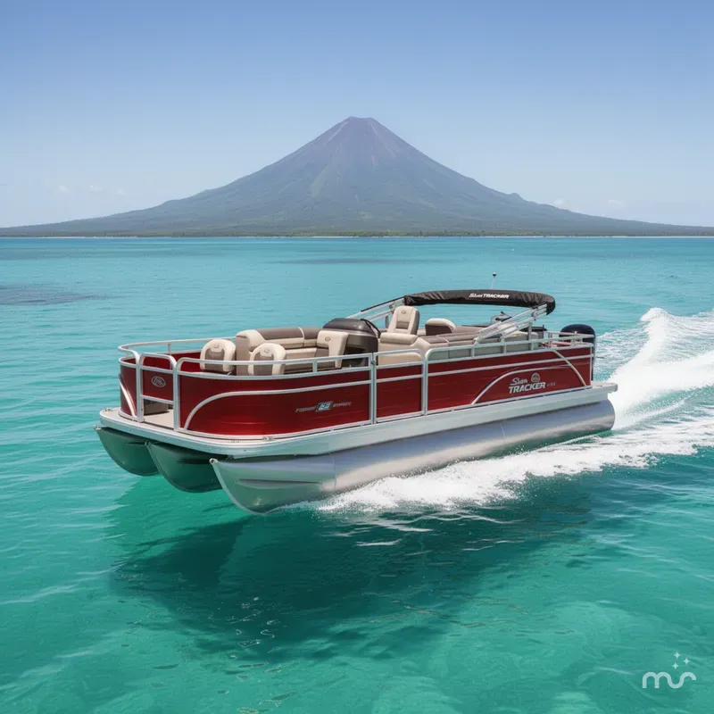 Slide: The Image of Sun Tracker Fishin' Barge 22 DLX 2026 - 4