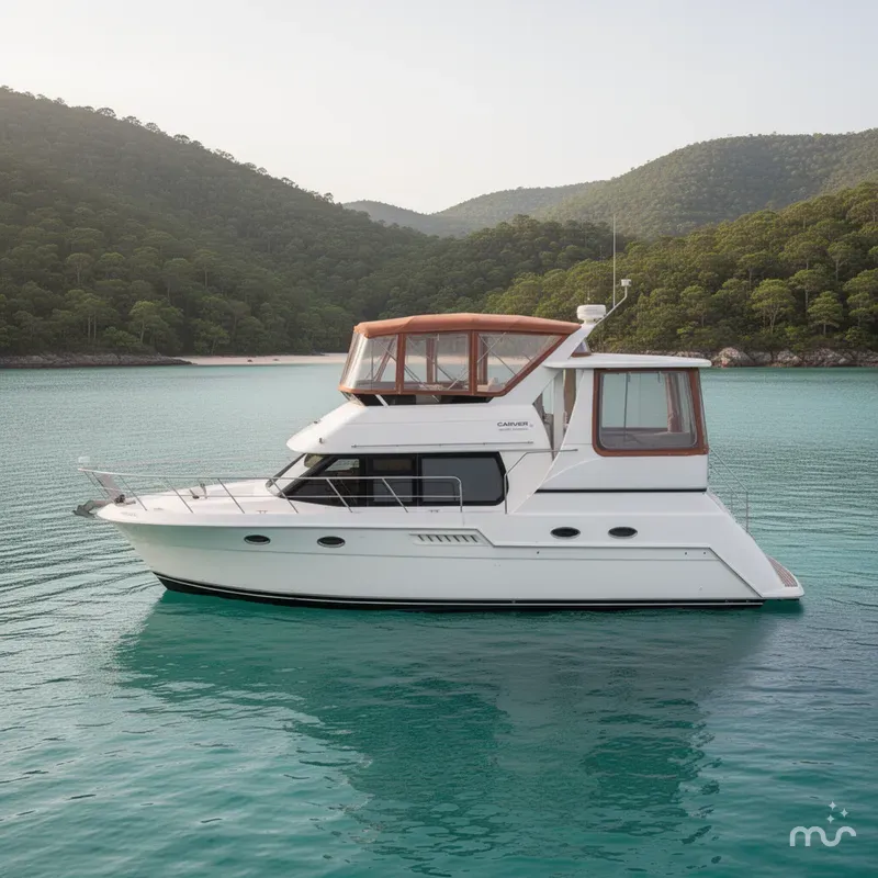 The Image of Carver Yachts 406 Aft Cabin Motor Yacht 2001 - 0