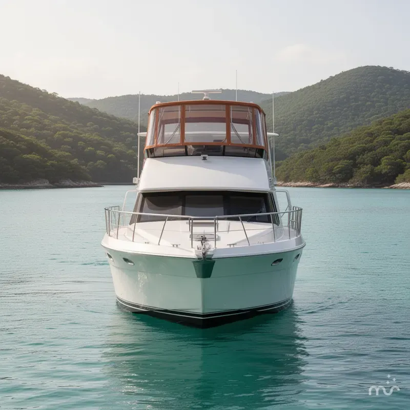 Slide: The Image of Carver Yachts 406 Aft Cabin Motor Yacht 2001 - 1