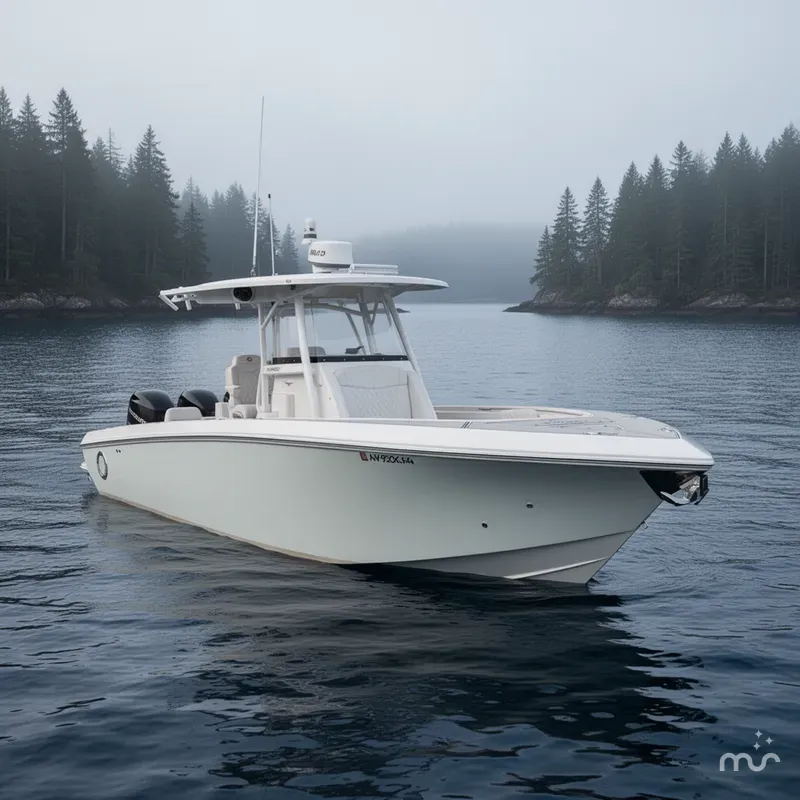 Slide: The Image of Fountain 34 Center Console 2020 - 2