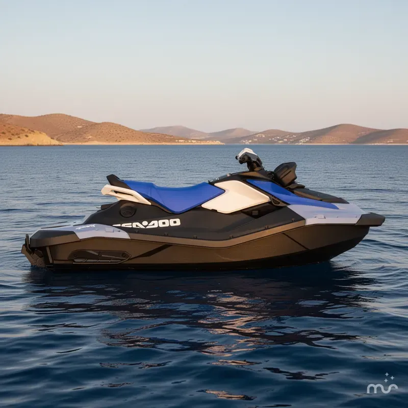 Slide: The Image of Sea-Doo Spark for 2 90 hp Convenience package with iBR and Audio in option 2026 - 2