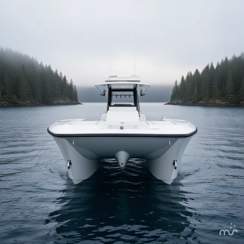 Slide: The Image of Invincible 35 Catamaran 2020 - 1
