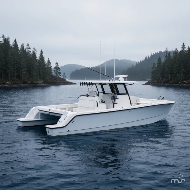 Slide: The Image of Invincible 35 Catamaran 2020 - 2
