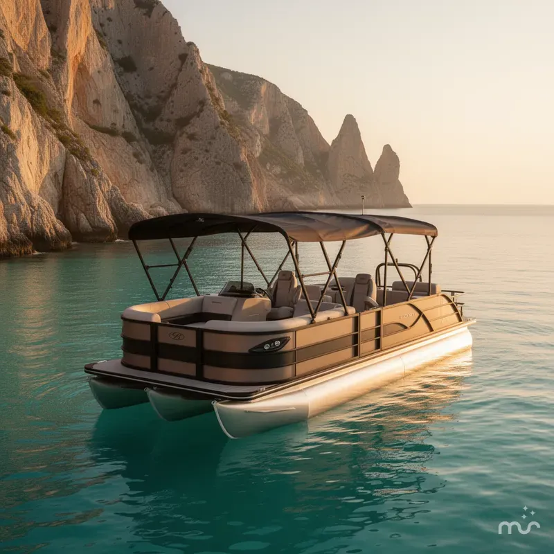 Slide: The Image of Bentley Pontoons Legacy 243 QSB 2027 - 2