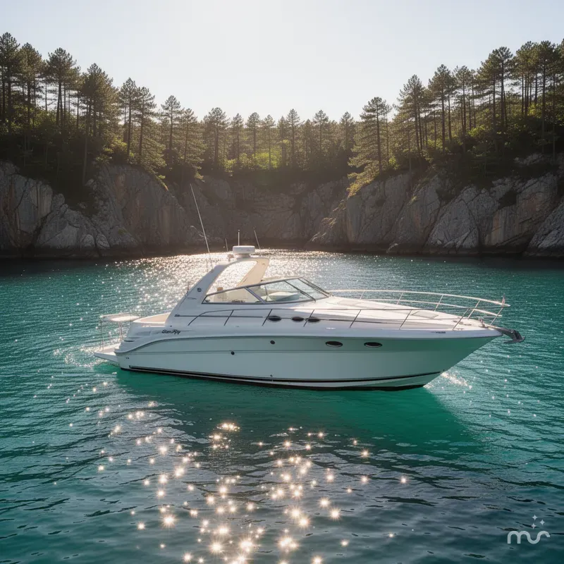 Slide: The Image of Sea Ray Sundancer 370 1997 - 1