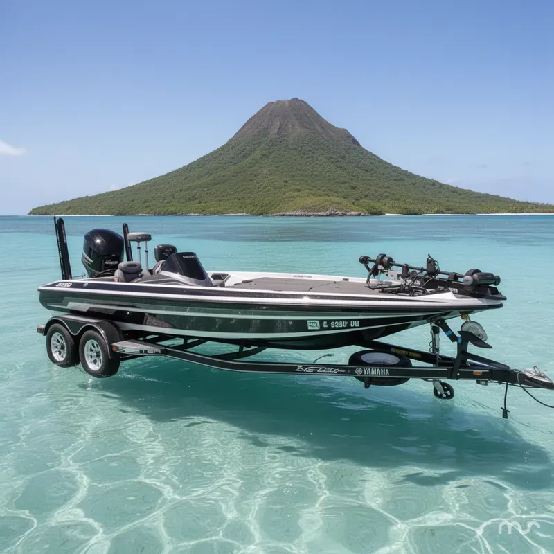 The Image of Skeeter ZX250 with 250HP Yamaha and tandem axle trailer 2017 - 0