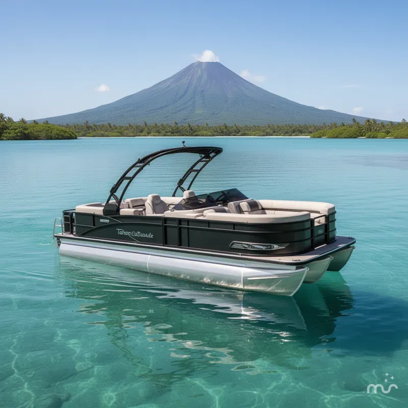 The Image of Tahoe Cascade Quad Lounger 23 FT Tritoon 2026 - 0