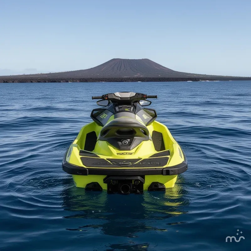 Slide: The Image of Sea-Doo RXT-X 300 Neon Yellow And Lava Grey 2019 - 3