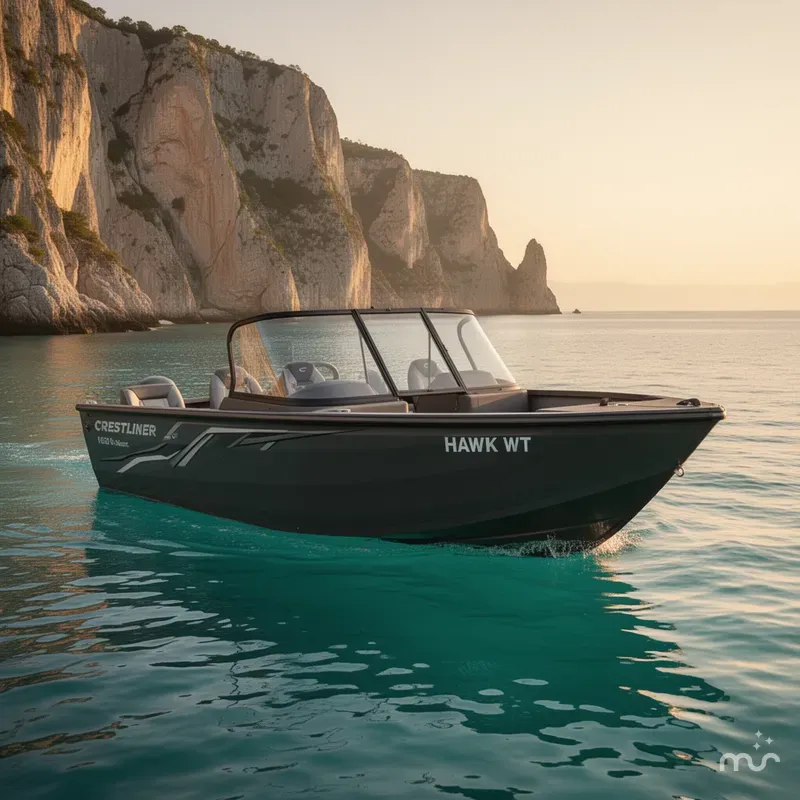 The Image of Crestliner 1650 Hawk WT Jumpseat 2024 - 0