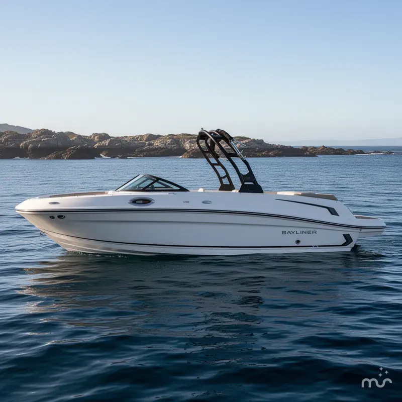 Slide: The Image of Bayliner VR Series VR6 Bowrider w/ 250HP Mercury! 2026 - 2