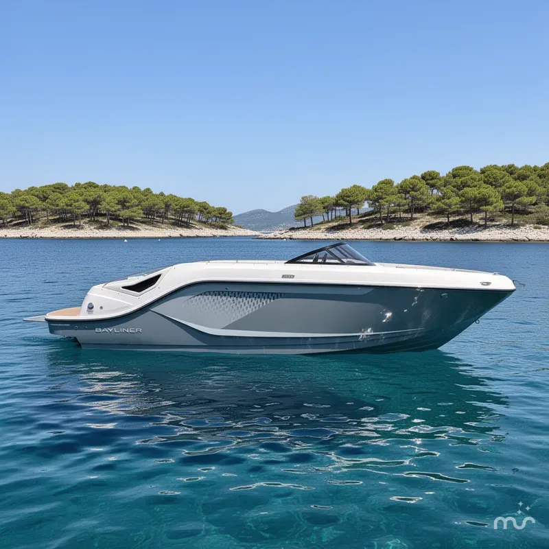 Slide: The Image of Bayliner D22I w/ 4.5L - 250HP Mercury! 2025 - 2