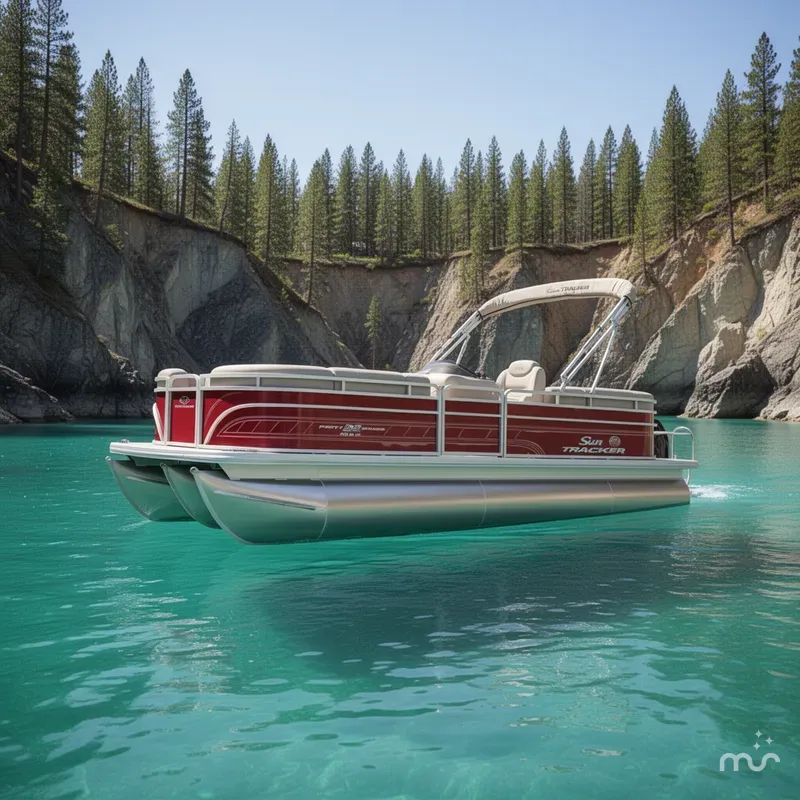Slide: The Image of Sun Tracker Party Barge 22 RF XP3 2026 - 2
