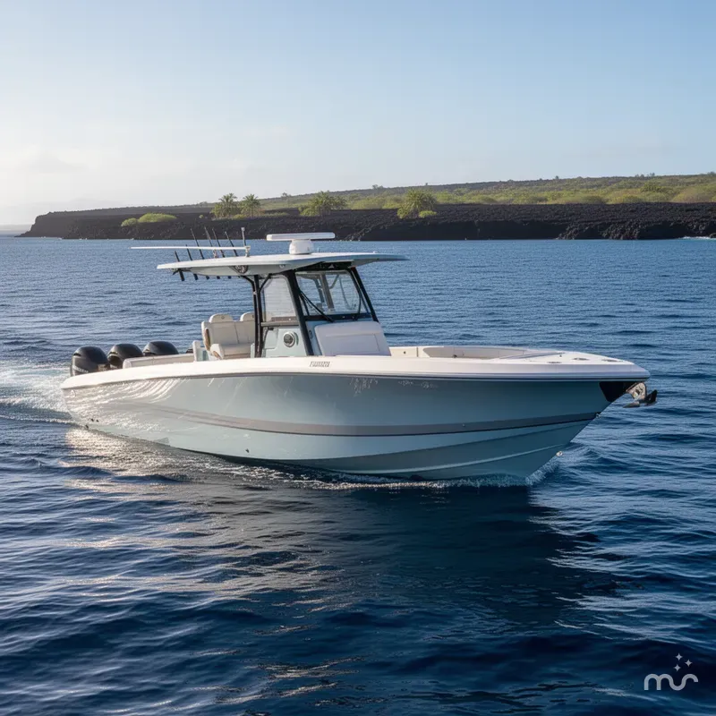 Slide: The Image of Fountain 34 Center Console 2020 - 2